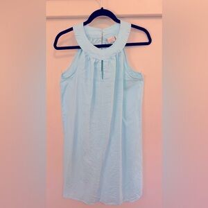 Saint Tropez West turquoise linen shift
